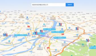 基于高德地图的招聘企业网络数据可视化展示