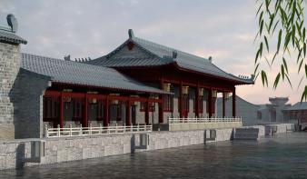 《渭南古城复原》