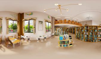 小阁楼书吧空间设计