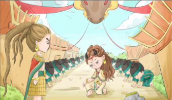 《牛虎铜案-爱的守护》-绘本创作