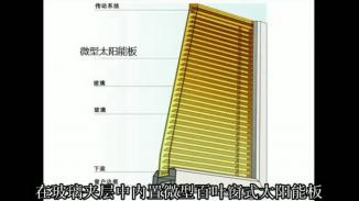 新型太阳能夹层玻璃窗
