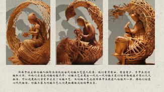 不忘来时路——竹编文化海报设计